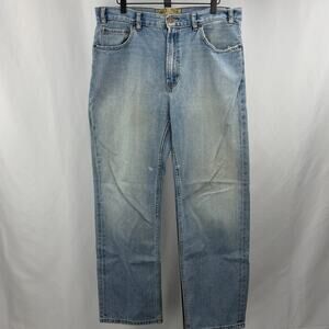 Vintage Old Navy OND Denim Jeans 36x32 Light Wash Thrashed Distressed 90s
